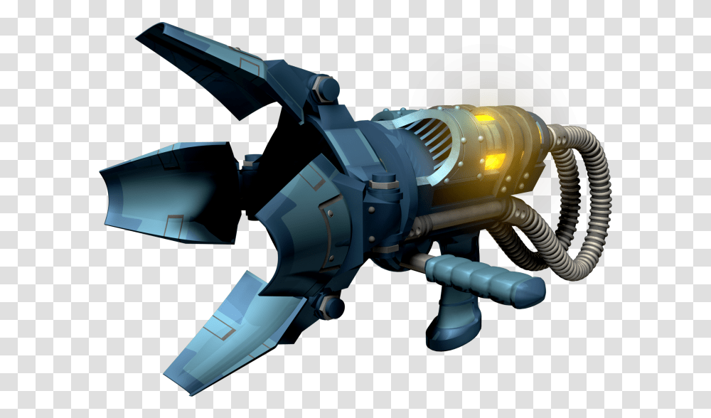 Cannon, Spaceship, Aircraft, Vehicle, Transportation Transparent Png
