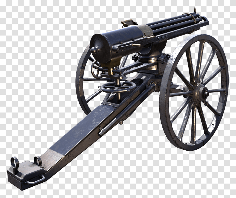 Cannon, Wheel, Machine, Weapon, Weaponry Transparent Png