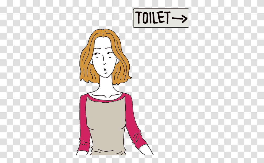 Cannot Find The Toilet, Sleeve, Person, Female Transparent Png