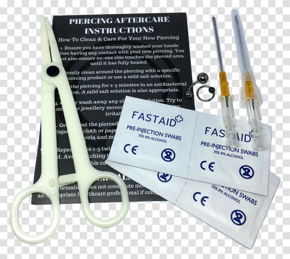 Cannula Piercing Kit Kit Piercing, Scissors, Blade, Weapon, Weaponry Transparent Png