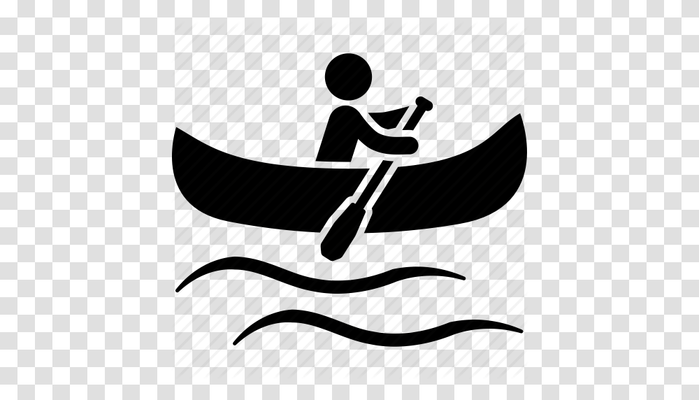 Canoe Clip Art Black And White, Boat, Vehicle, Transportation, Gondola Transparent Png