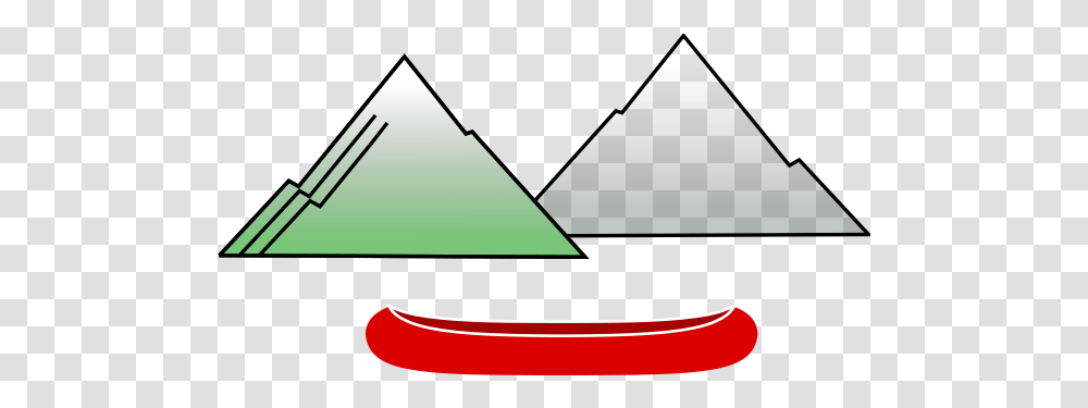 Canoe With Mountains Clip Art, Boat, Vehicle, Transportation, Rowboat Transparent Png