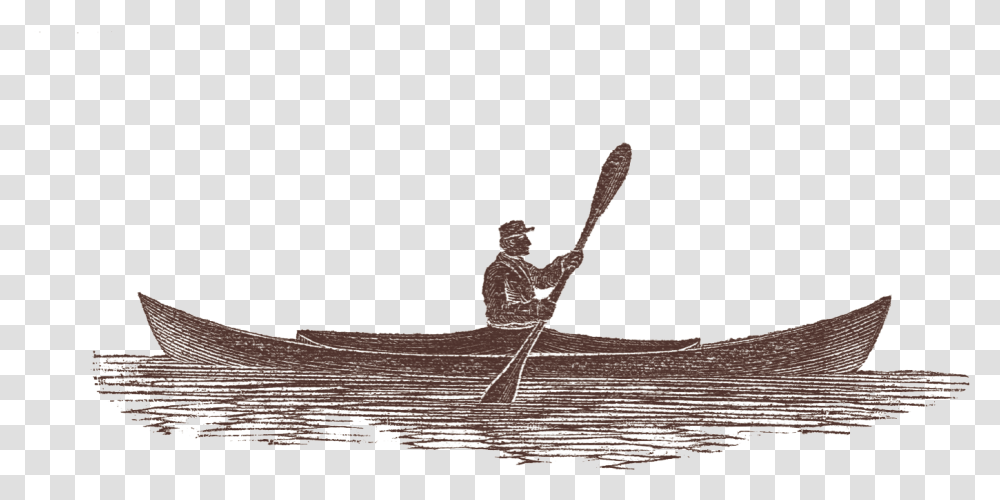 Canoes Background Gambar Orang Mendayung Perahu Animasi, Oars, Paddle, Outdoors, Water Transparent Png