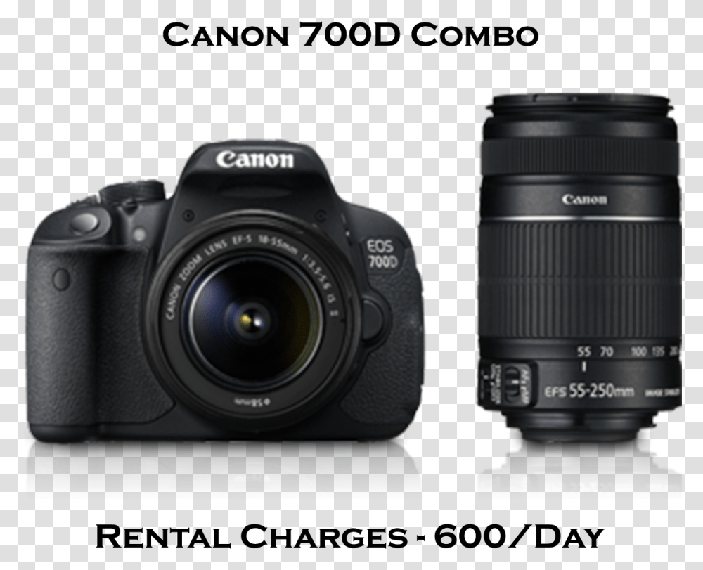 Canon Camera 700d Price Canon 700d With 55 250mm Lens, Electronics, Camera Lens, Digital Camera Transparent Png
