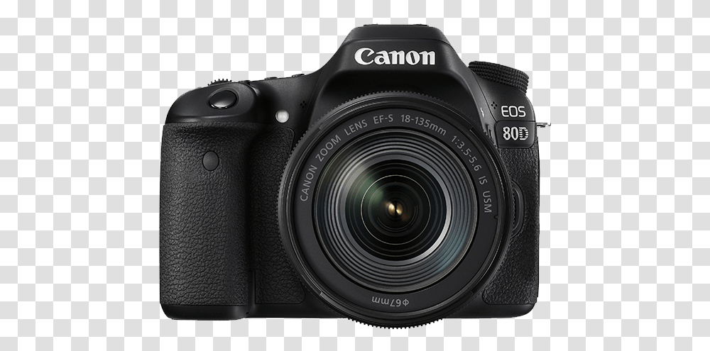 Canon Camera Canon Eos 80d Kit 18 55mm Lens, Electronics, Digital Camera Transparent Png