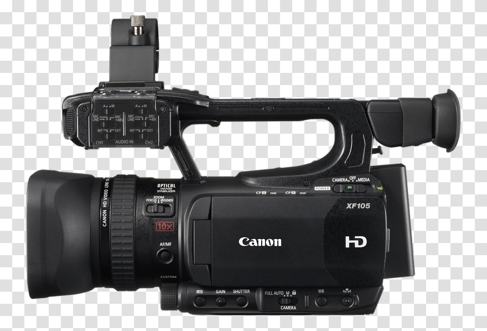 Canon, Camera, Electronics, Video Camera, Gun Transparent Png