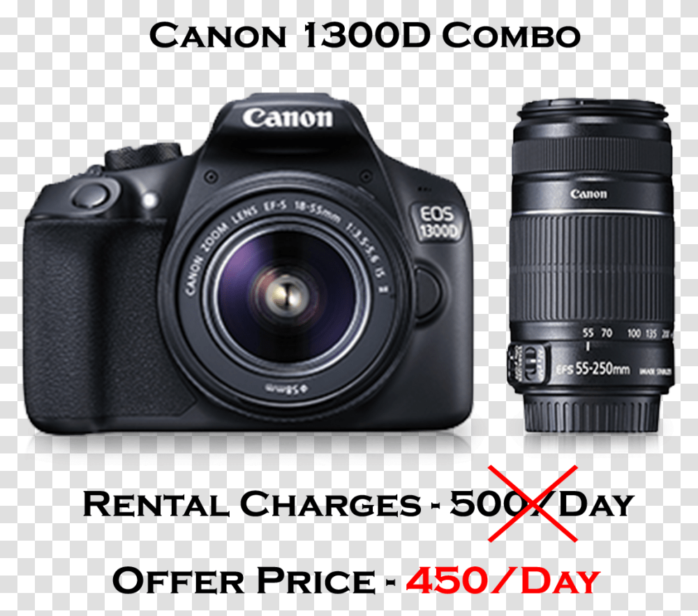 Canon Eos 1300d Price, Camera, Electronics, Camera Lens, Wristwatch Transparent Png