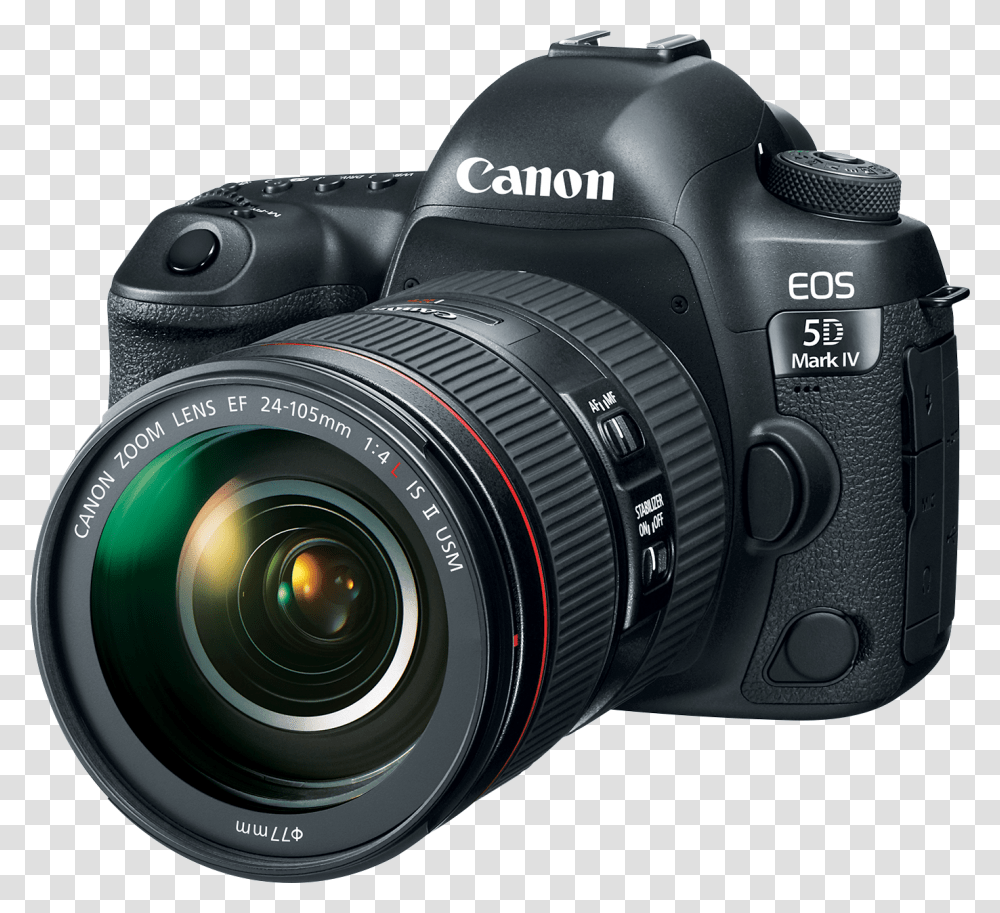 Canon Eos 5d Mark Iv With Battery Grip, Camera, Electronics, Digital Camera Transparent Png