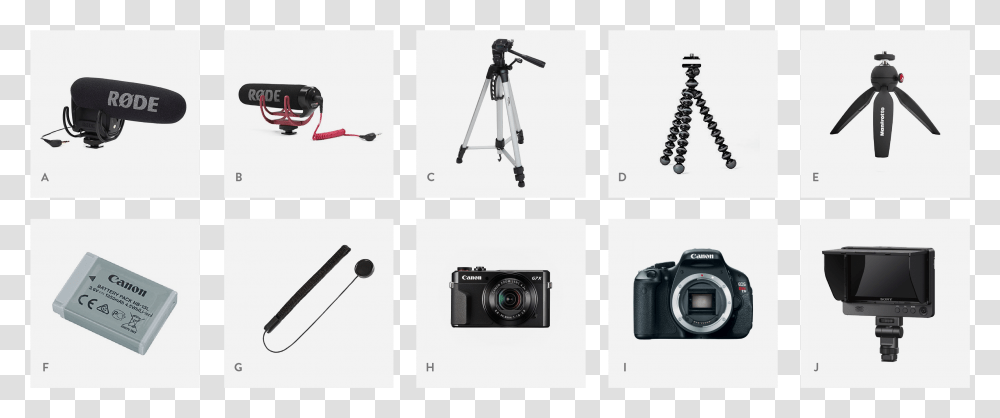 Canon Eos 600d Body, Camera, Electronics, Tripod Transparent Png