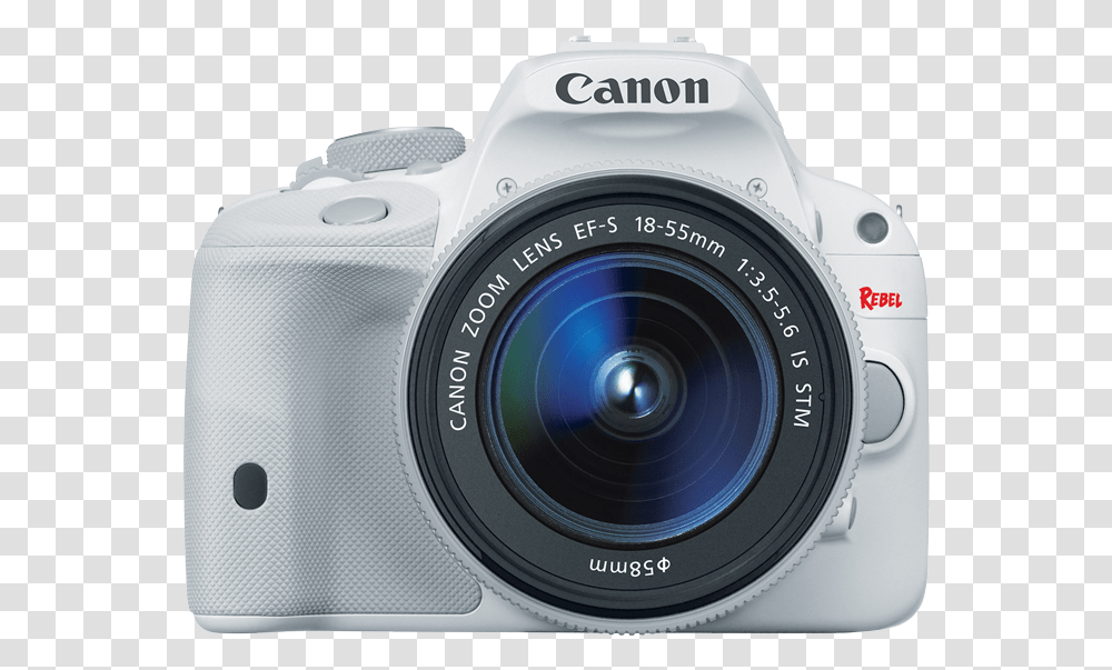 Canon Eos Rebel Sl1 White, Camera, Electronics, Digital Camera Transparent Png