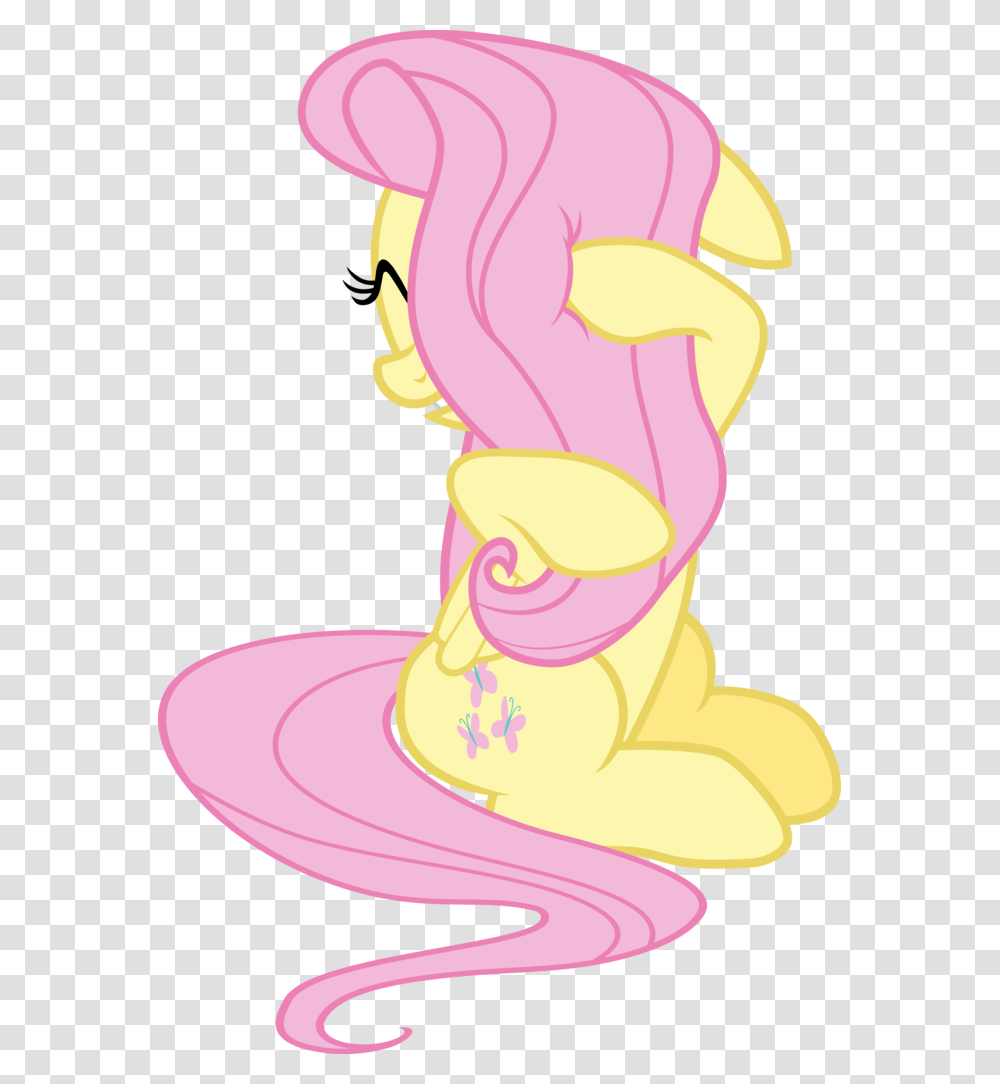 Canon Face Covered Female Fluttershy Fluttershy Scared, Apparel, Label Transparent Png