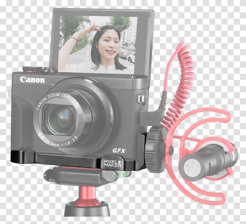 Canon G7x Mark Iii, Camera, Electronics, Person, Human Transparent Png