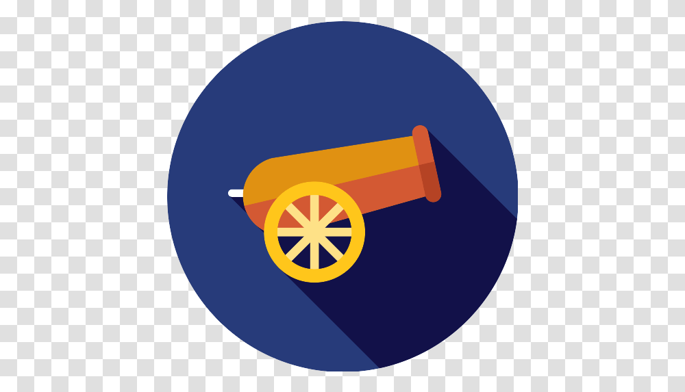 Canon Icon Circle, Weapon, Weaponry, Bomb, Symbol Transparent Png