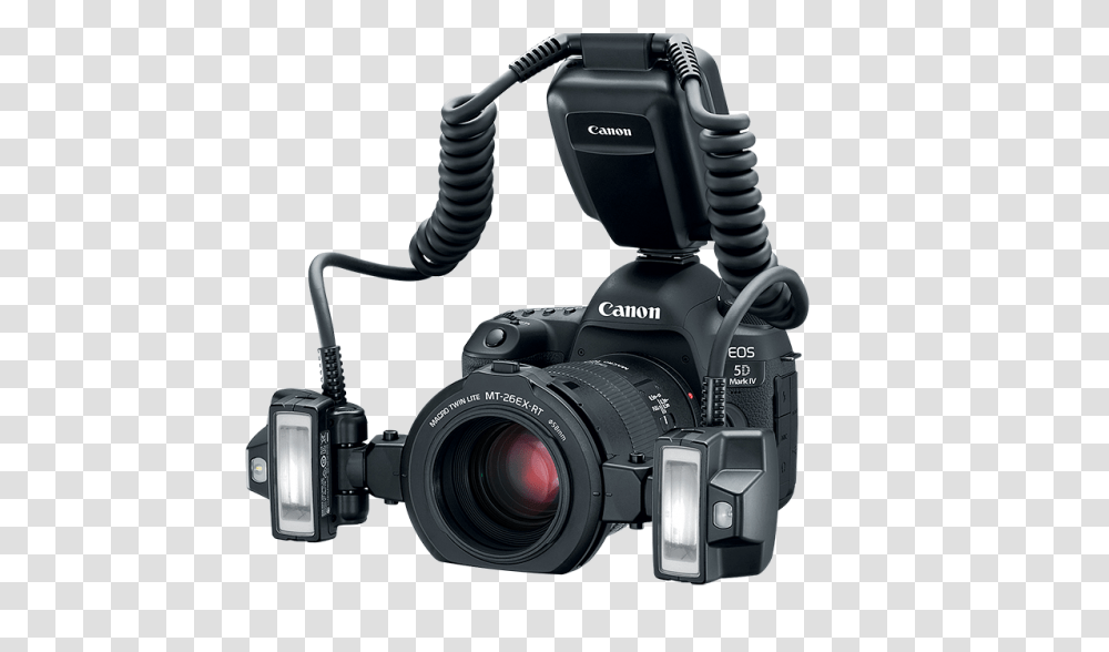 Canon Introduces Macro Twin Lite Mt Rt Digital Photography, Camera, Electronics, Digital Camera, Video Camera Transparent Png