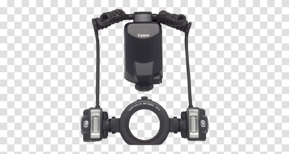 Canon Macro Twin Lite Mt 24 Ex, Lamp, Robot, Electronics, Machine Transparent Png