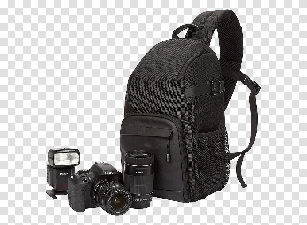 Canon Sling Bag Sl100 Canon, Backpack, Camera, Electronics, Digital Camera Transparent Png
