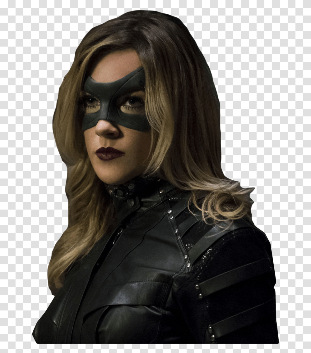 Canrio Negro Arrow S7 Black Siren Becomes Black Canary, Apparel, Costume, Jacket Transparent Png
