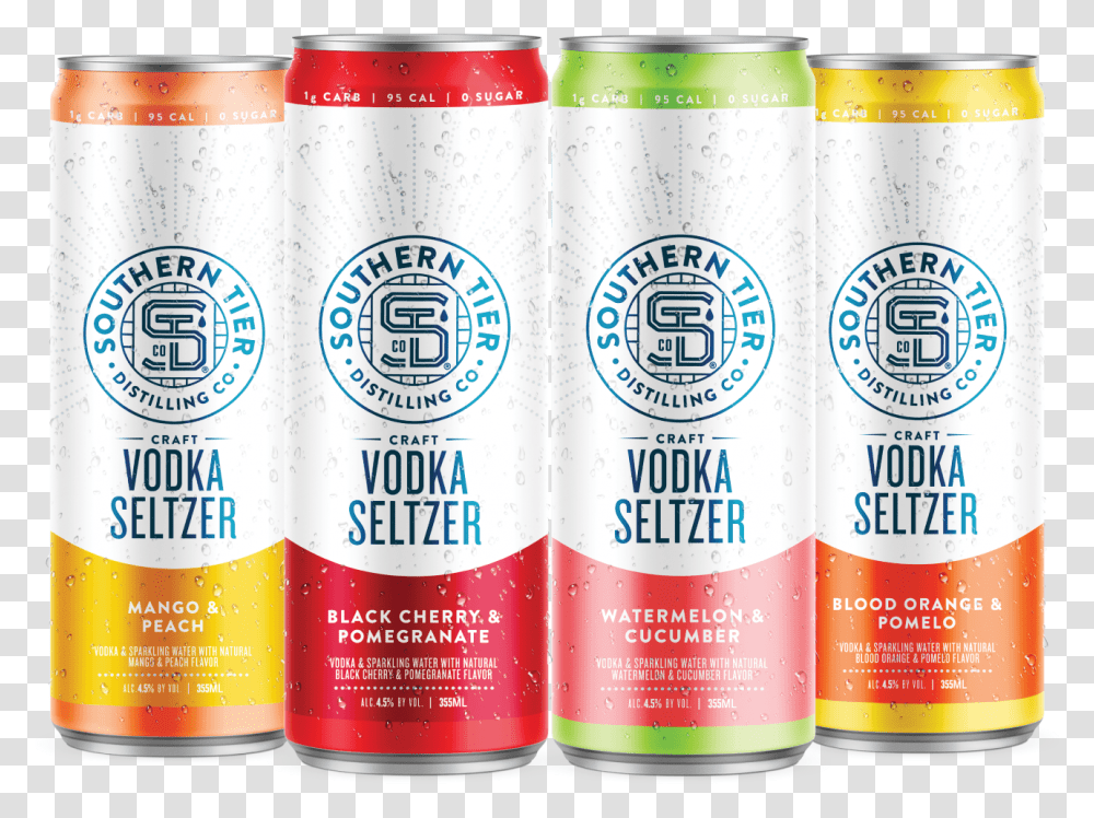 Cans Line Up Southern Tier Vodka Seltzer, Tin, Beer, Alcohol, Beverage Transparent Png