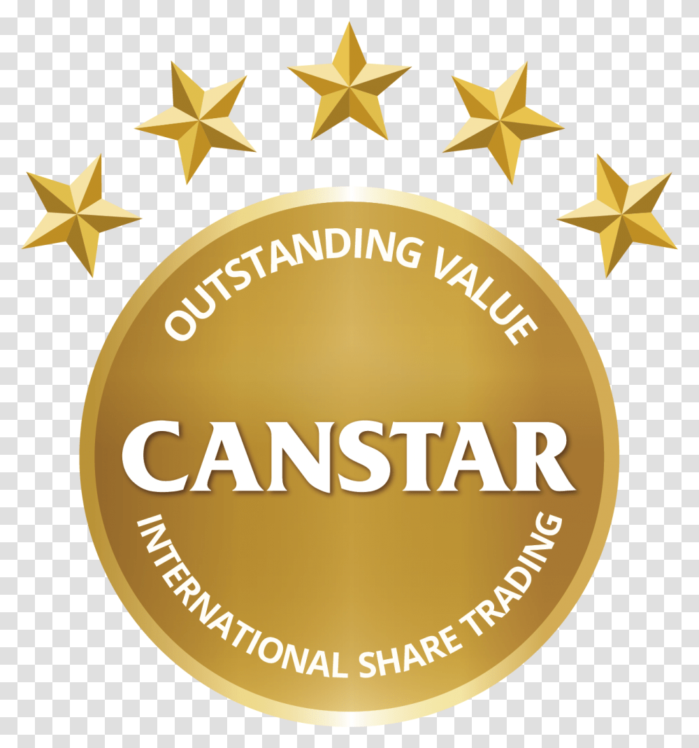 Canstar Blue, Star Symbol, Gold, Logo Transparent Png