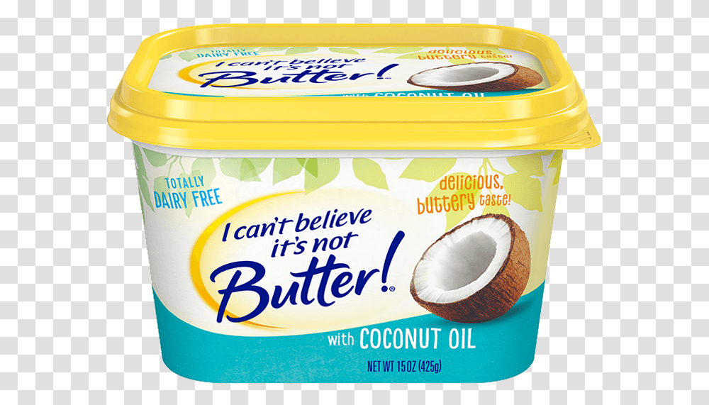 Cant Believe Its Not Butter Coconut Oil, Food, Plant, Vegetable, Fruit Transparent Png