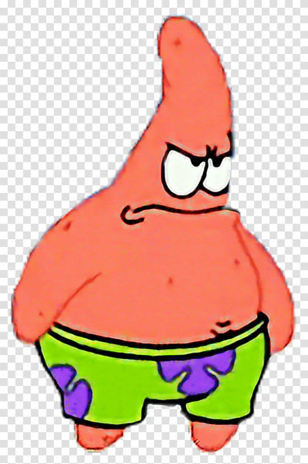 Cant See My Forehead Patrick Download Stickers Bob Esponja, Label, Person Transparent Png
