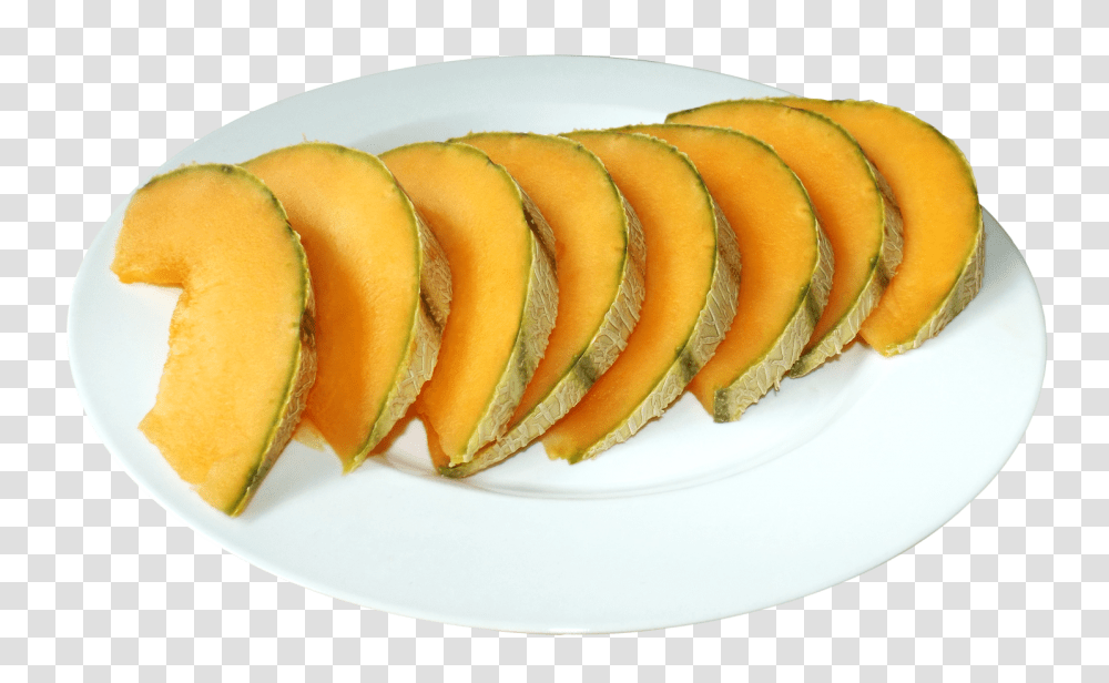 Cantaloupe Slices On The Plate Image, Fruit, Sliced, Plant, Melon Transparent Png