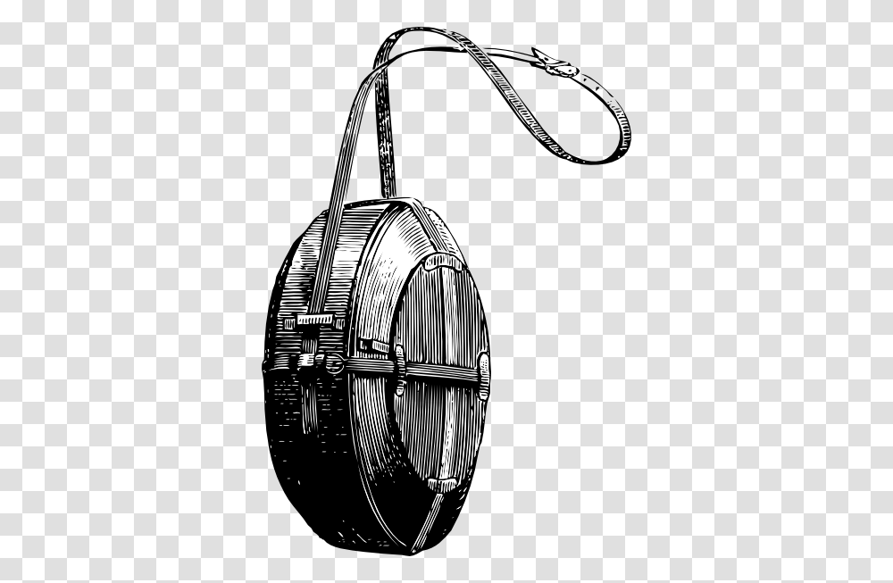 Canteen Clip Art Free Vector, Grenade, Bomb, Weapon, Weaponry Transparent Png