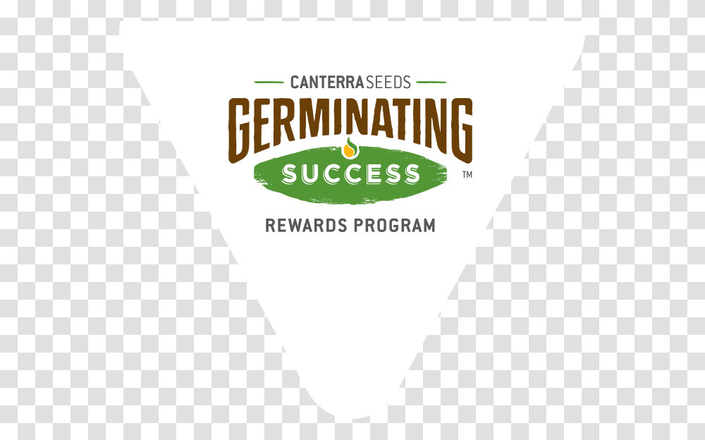 Canterra Seeds Germinating Success Rebate Program Illustration, Plectrum, Logo, Trademark Transparent Png