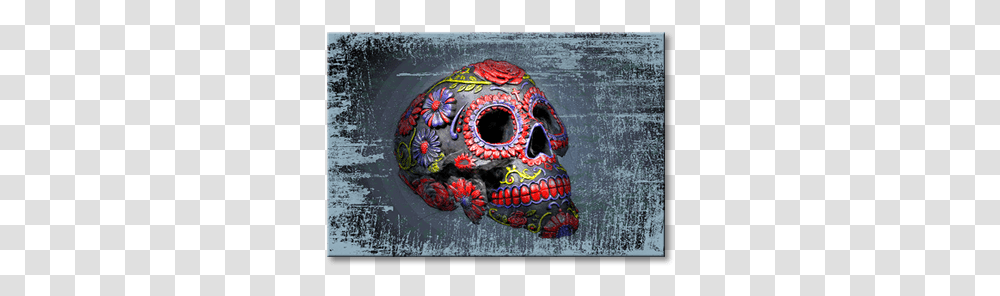 Canvas Art Print Smiling Skull Skull, Apparel, Mask, Doodle Transparent Png