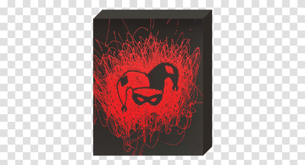 Canvas Harley Quinn Painting, Advertisement, Poster Transparent Png