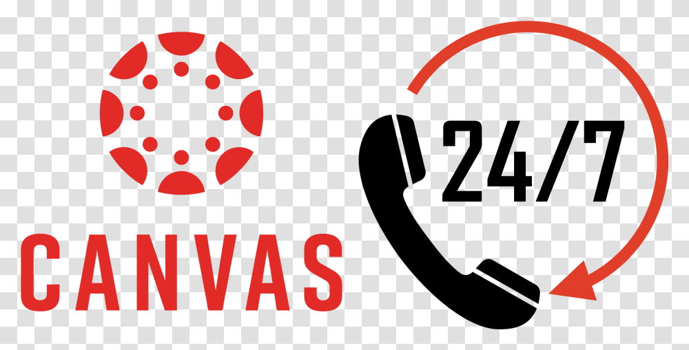 Canvas Logo And 247 With Phone Fresno State Canvas, Alphabet, Trademark Transparent Png