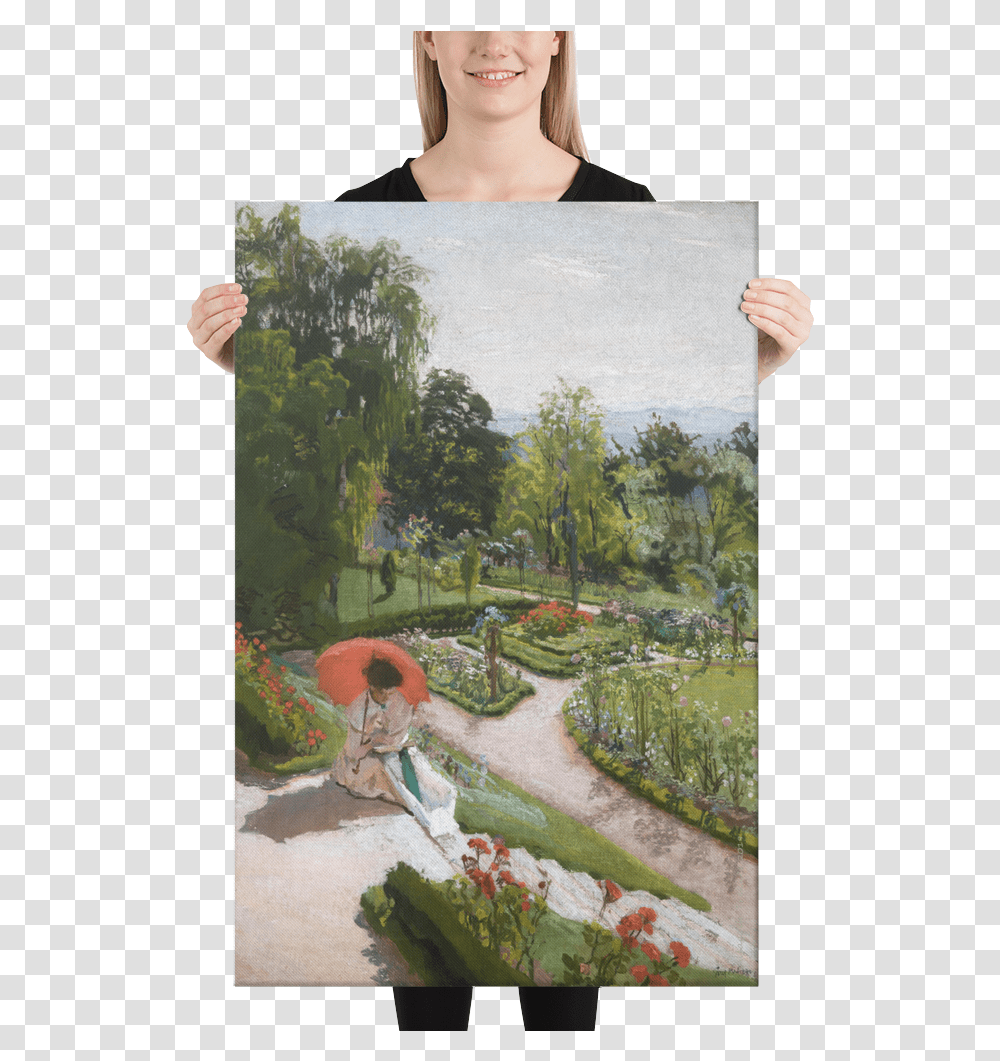 Canvas On Father And Daughter, Person, Painting Transparent Png