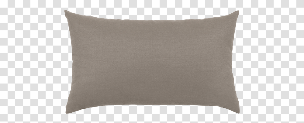 Canvas Taupe Essentials Lumbar Pillow Cushion, Rug Transparent Png