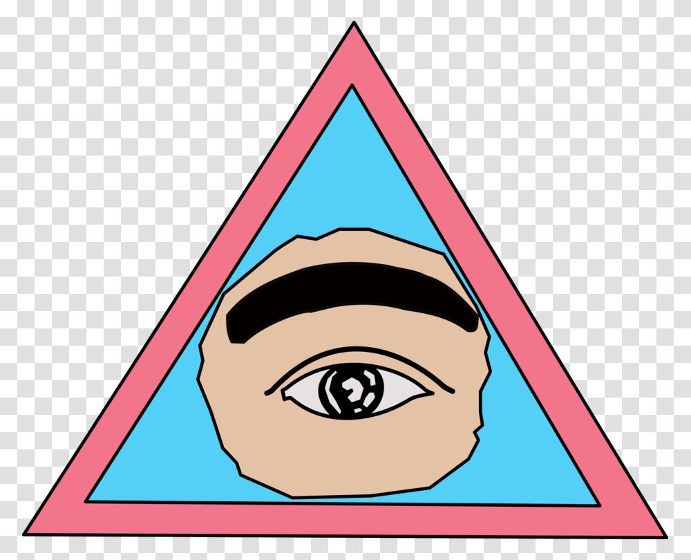 Caodaism Symbol Religion Googly Eyes, Triangle, Sign Transparent Png