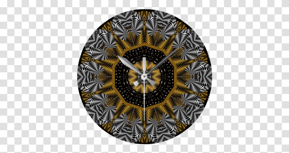 Cap And Shoe Print Round Clock Circle, Wall Clock, Rug, Chandelier, Lamp Transparent Png