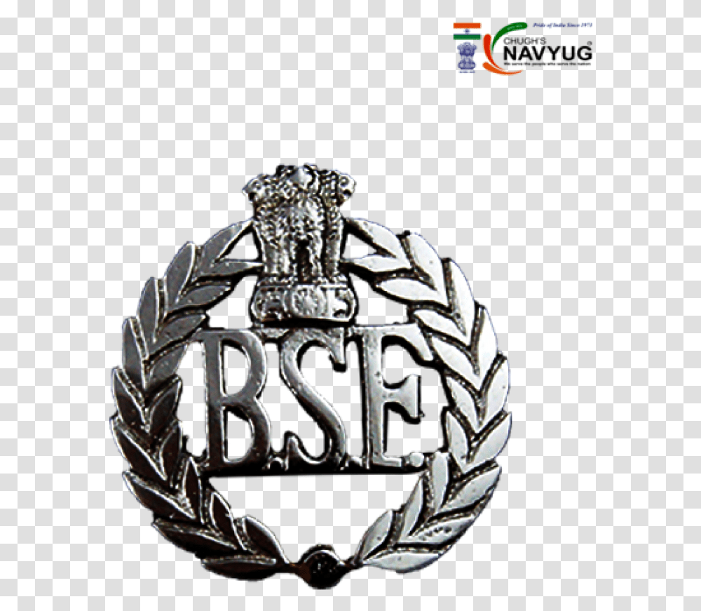 Cap Badge Bsf English, Logo, Trademark, Ring Transparent Png