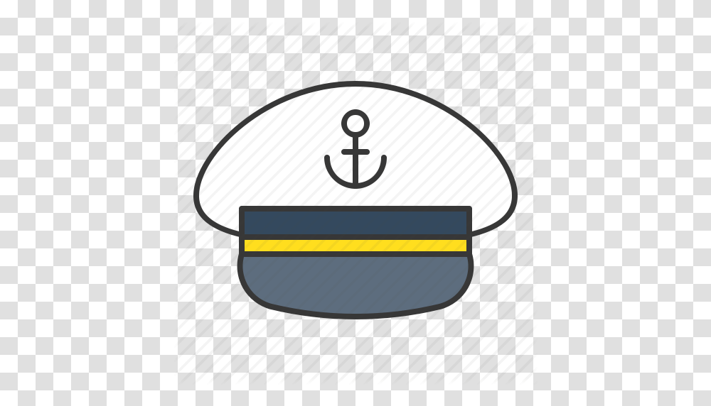 Cap Captain Captain Sailor Hat Hat Nautical Sailor Hat Icon, Anchor, Hook Transparent Png