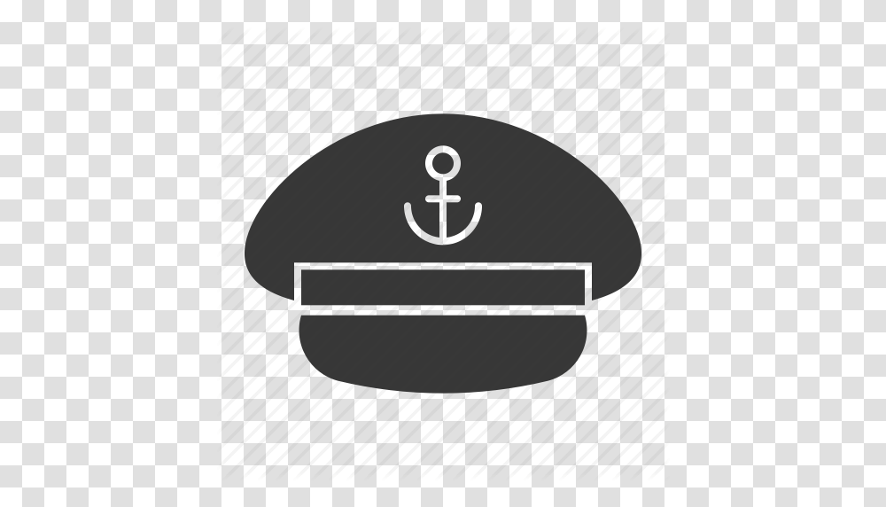 Cap Captain Sailor Hat Hat Nautical Sailor Hat Sea Icon, Tape, Sphere, Meal, Silhouette Transparent Png