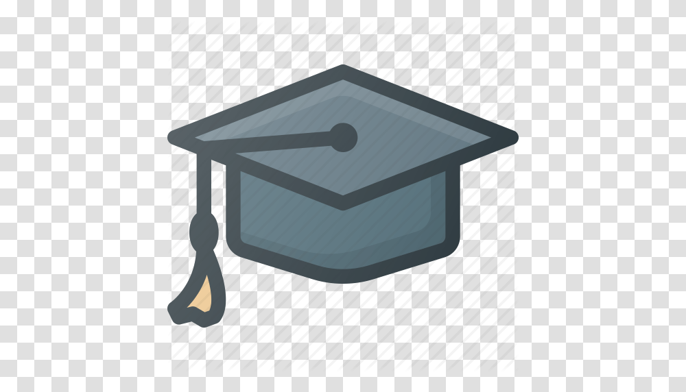 Cap Certificate Diploma Graduation Hat School Success Icon, Mailbox, Letterbox, Document Transparent Png