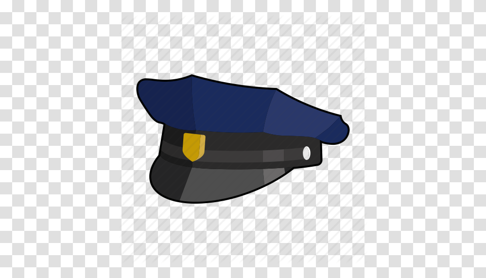 Cap Clothing Hat Head Wear Police Cap Uniform Icon, Baseball Cap, Sun Hat, Graduation Transparent Png