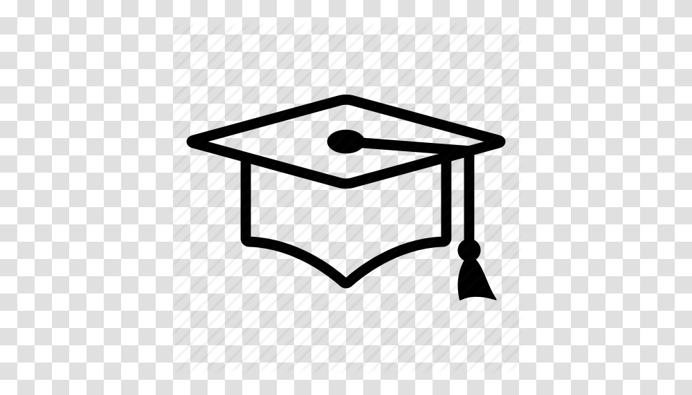 Cap College Diploma Education Graduation Hat Icon, Furniture, Chair, Table, Tabletop Transparent Png
