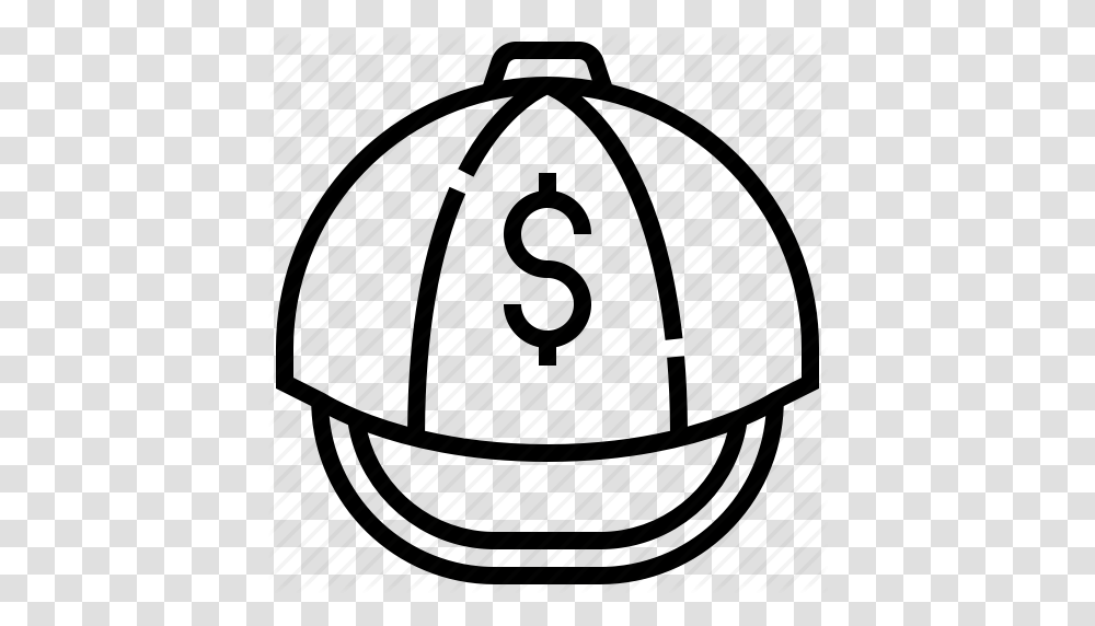 Cap Dollar Hat Hiphop Icon, Apparel, Helmet, Hardhat Transparent Png