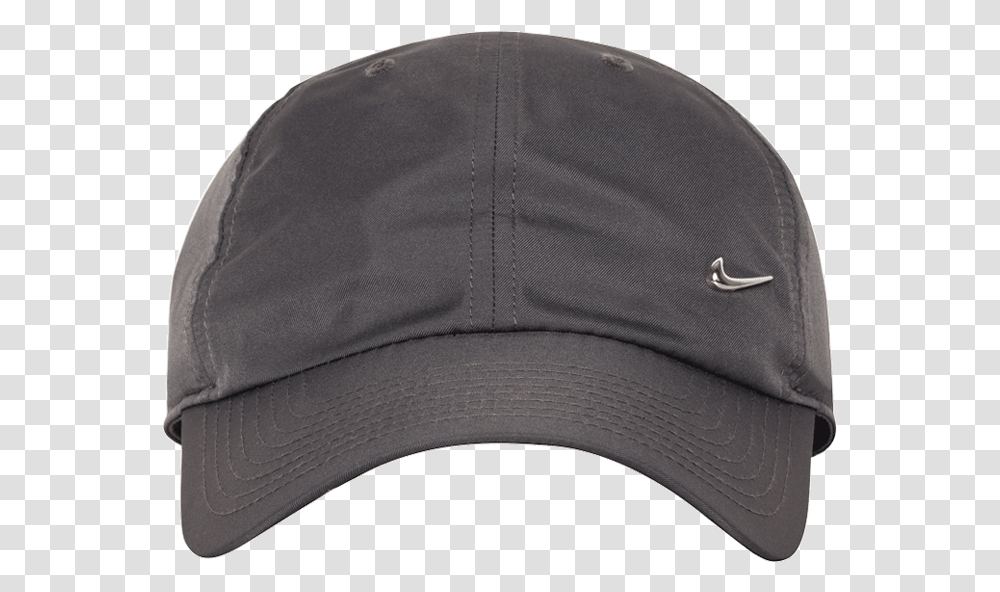Cap Metal Swoosh Grey 943092 Strap, Clothing, Apparel, Baseball Cap, Hat Transparent Png