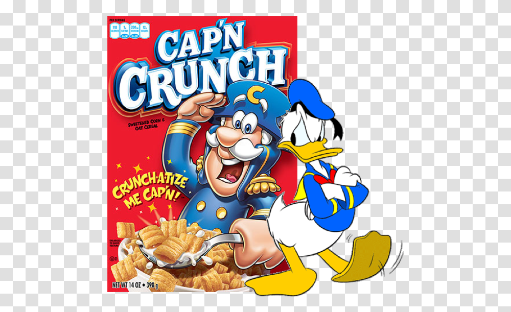 Cap N Crunch Is A Classic Sure And Its Sweet Sure Capn Crunch, Advertisement, Poster, Label Transparent Png