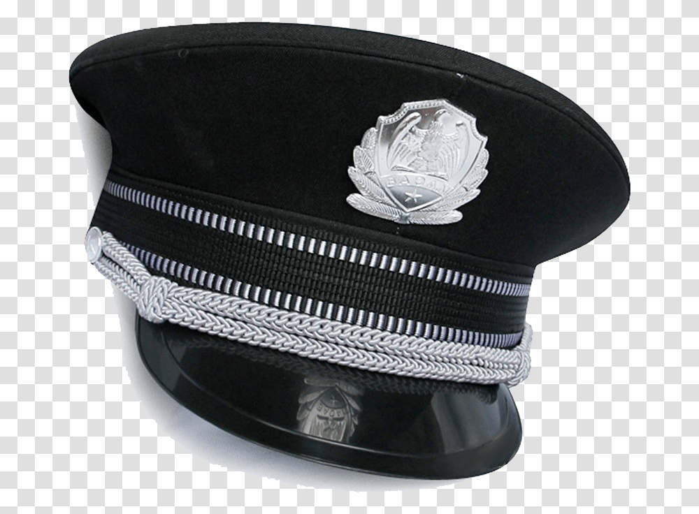 Cap Police Officer Hat Uniform Police Officer Hat, Crash Helmet, Military Uniform, Logo Transparent Png