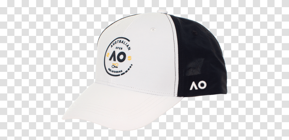 Cap Round Logo White Osfa Baseball Cap, Clothing, Apparel, Hat Transparent Png