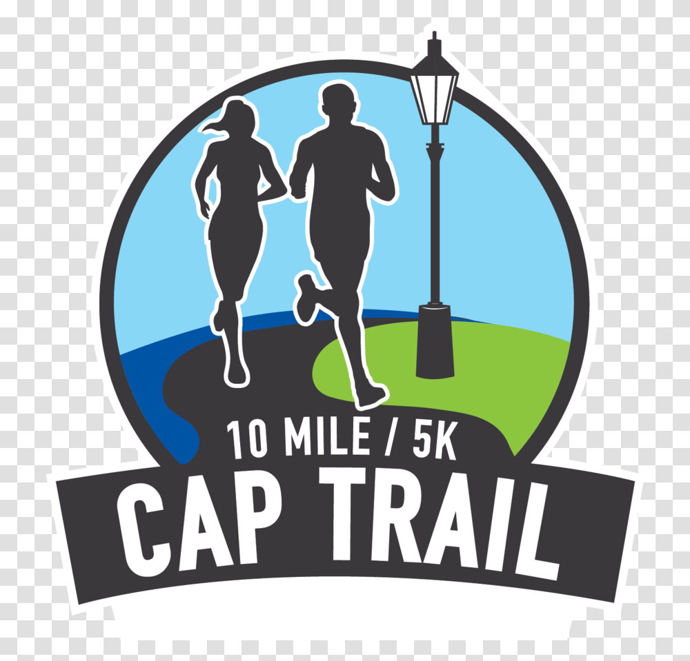 Cap Trail 10 Mile 5k Logo Vector No Date 01 Virginia, Person, Adventure, Leisure Activities, Outdoors Transparent Png