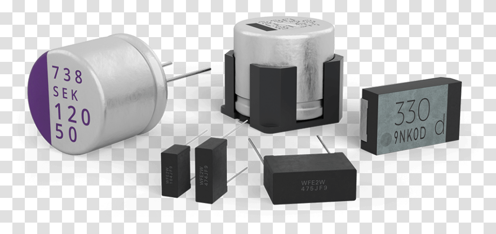 Capacitors Main Image Electronics, Adapter, Machine, Plug, Cylinder Transparent Png
