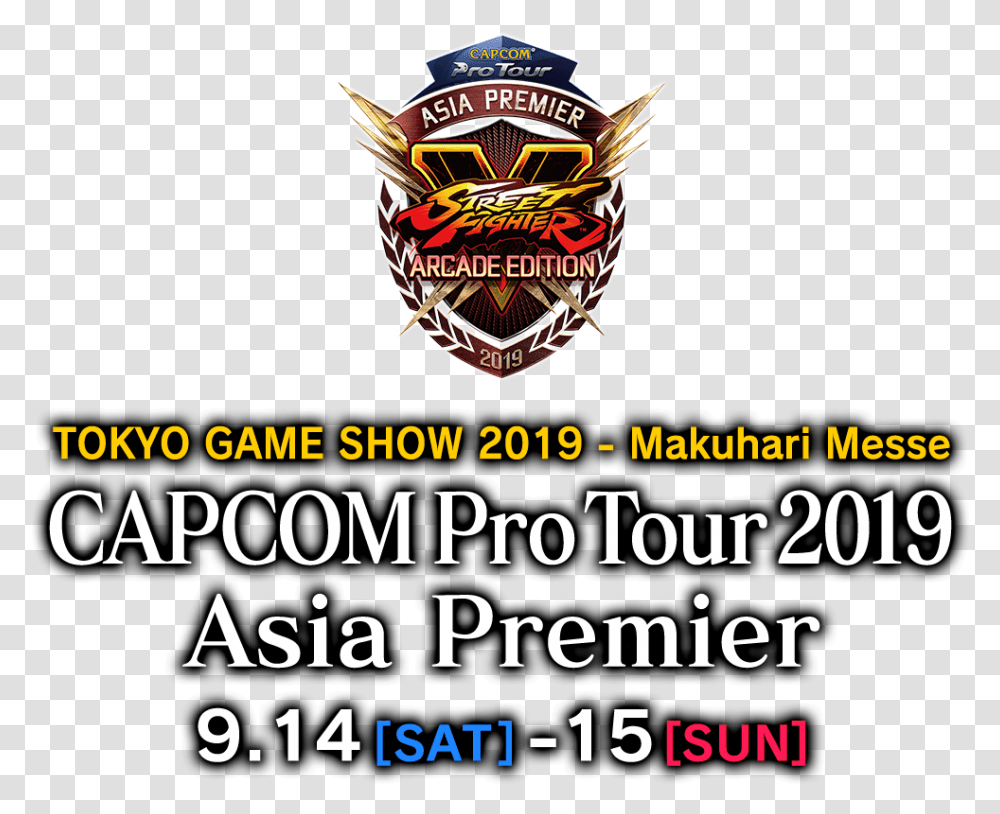 Capcom Tokyo Game Show 2019 Exhibition Information Crest, Poster, Advertisement, Flyer, Paper Transparent Png
