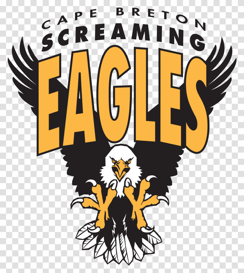 Cape Breton Screaming Eagles Logo Cape Breton Screaming Eagles Goal Horn, Poster, Advertisement Transparent Png